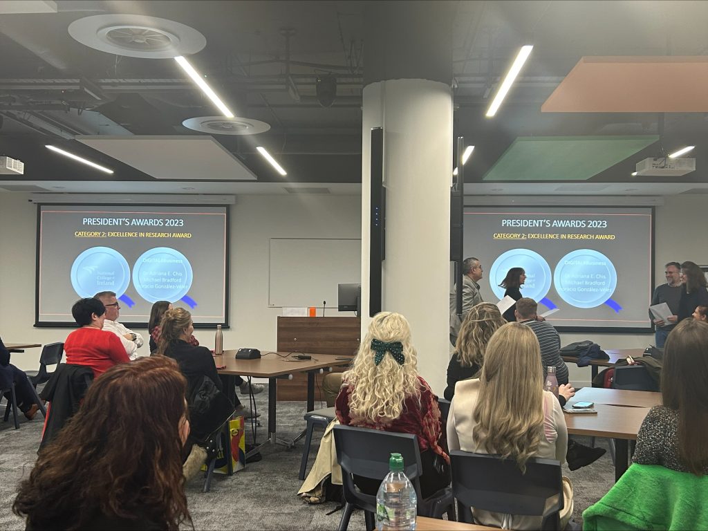 Digital4Business Receives Excellence in Research Award at the NCI President's Awards